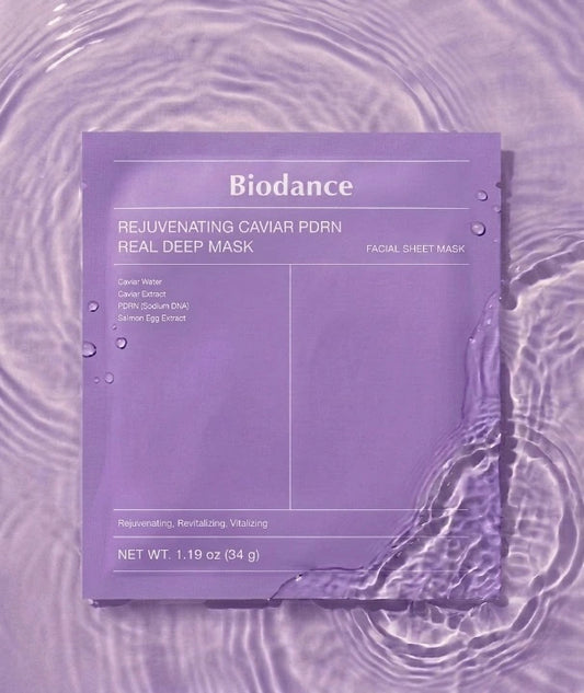 Biodance rejuvenating caviar PDRN real deep mask x4