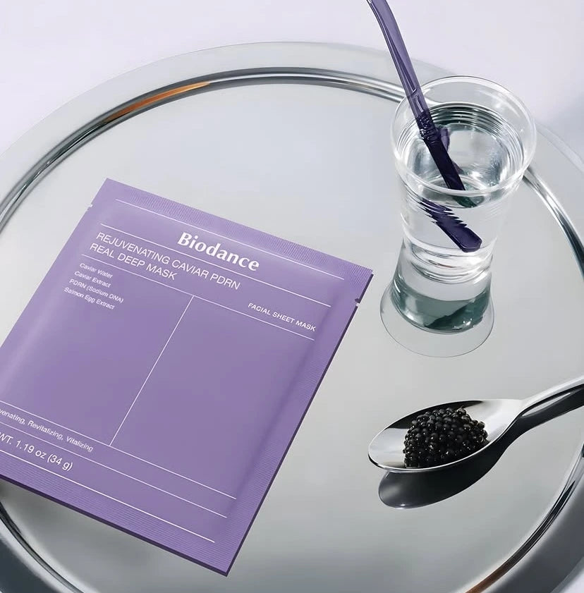 Biodance rejuvenating caviar PDRN real deep mask x4