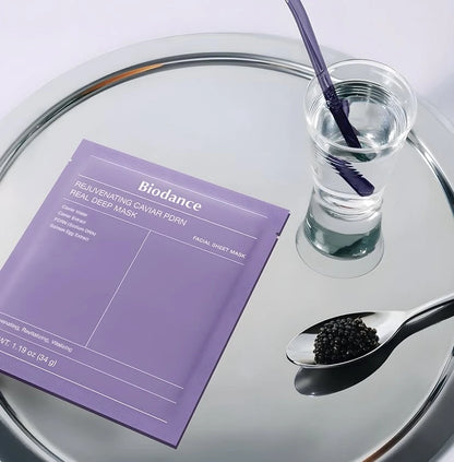 Biodance rejuvenating caviar PDRN real deep mask x4