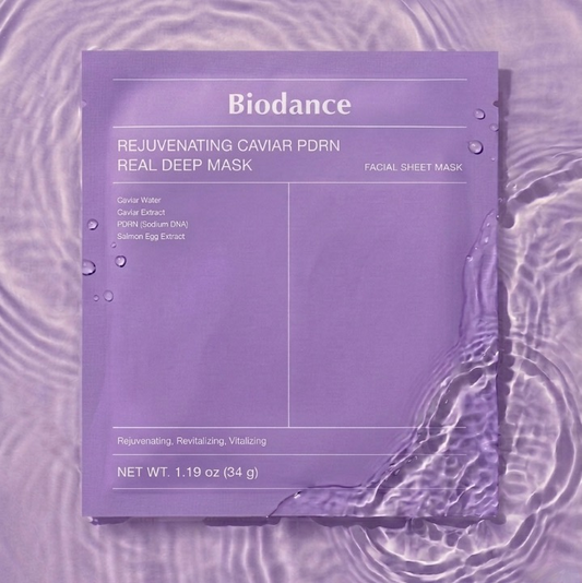 Biodance rejuvenating caviar PDRN real deep mask x4